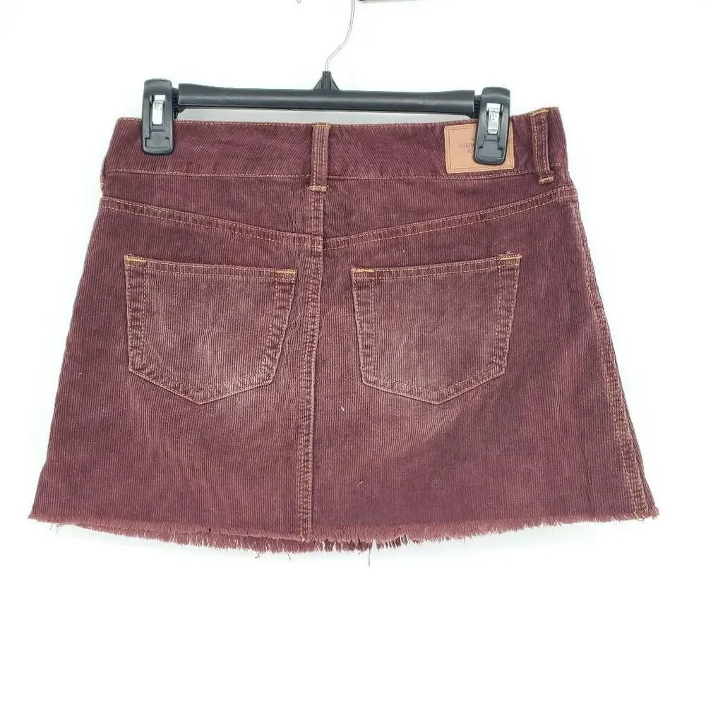 Abercrombie & Fitch‎ Women's corduroy mini skirt y2k 90s Size 2